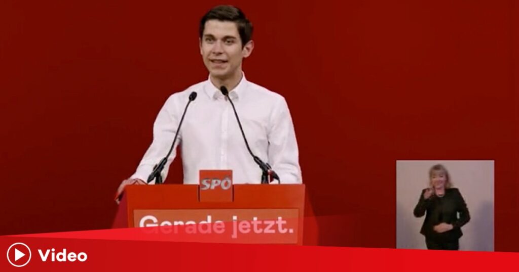 Leon Novak am 45. Bundesparteitag